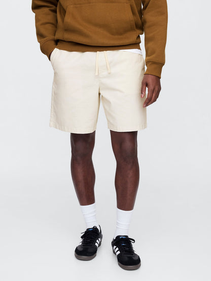 Bej Stretch Twill Şort