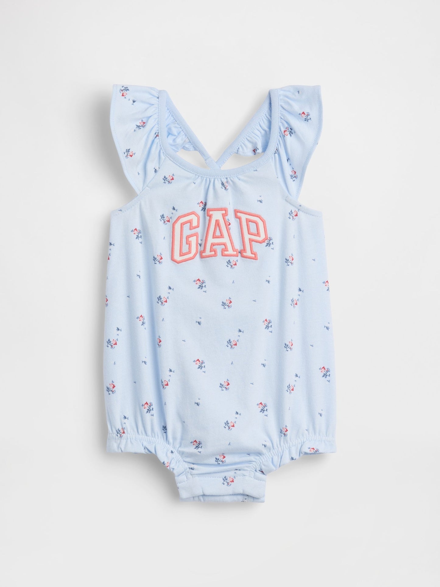 Açık Mavi Logo Bubble Bodysuit