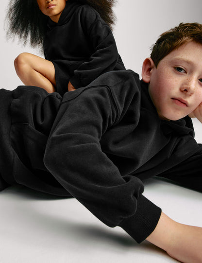Pamuk Karışımlı Kapüşonlu Sweatshirt (6–16 Yaş)