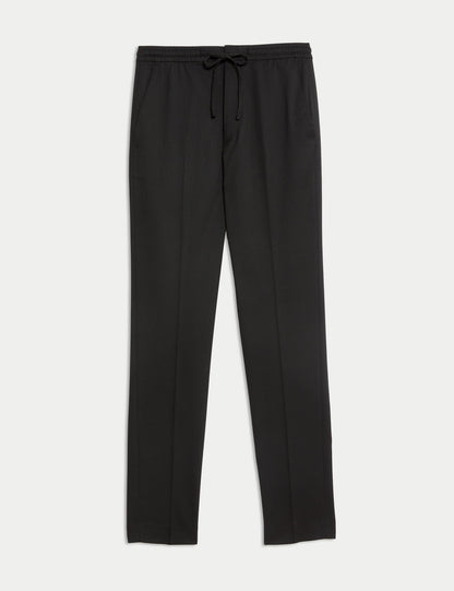 Tapered Fit Lastikli Bel Pantolon