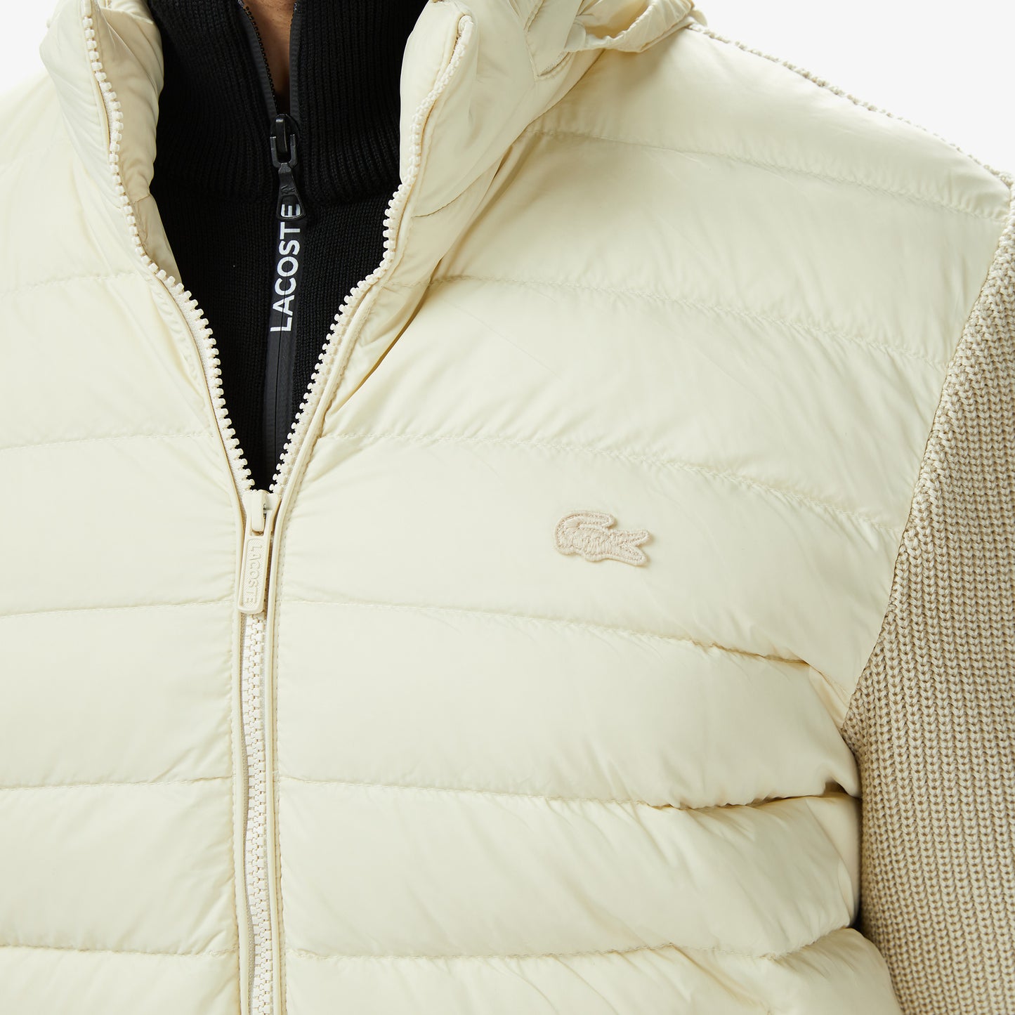 Lacoste Erkek Regular Fit Kapüşonlu Açık Kahverengi Mont