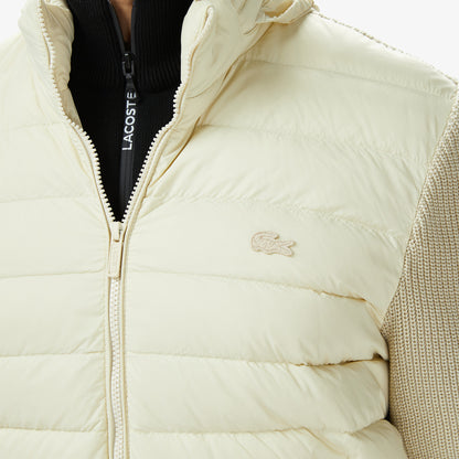 Lacoste Erkek Regular Fit Kapüşonlu Açık Kahverengi Mont