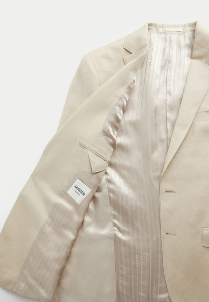 Tailored Fit Keten Ipek Ceket