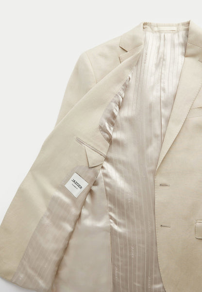 Tailored Fit Keten Ipek Ceket