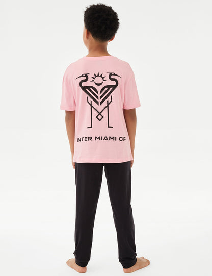 Inter Miami™ Futbol Temalı Pijama Takımı (6-16 Yaş)
