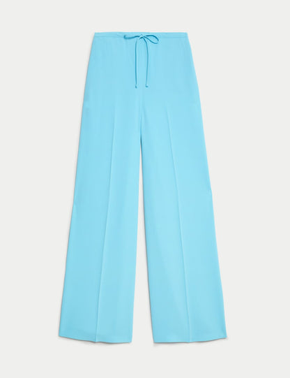 Yüksek Bel Wide Leg Pantolon