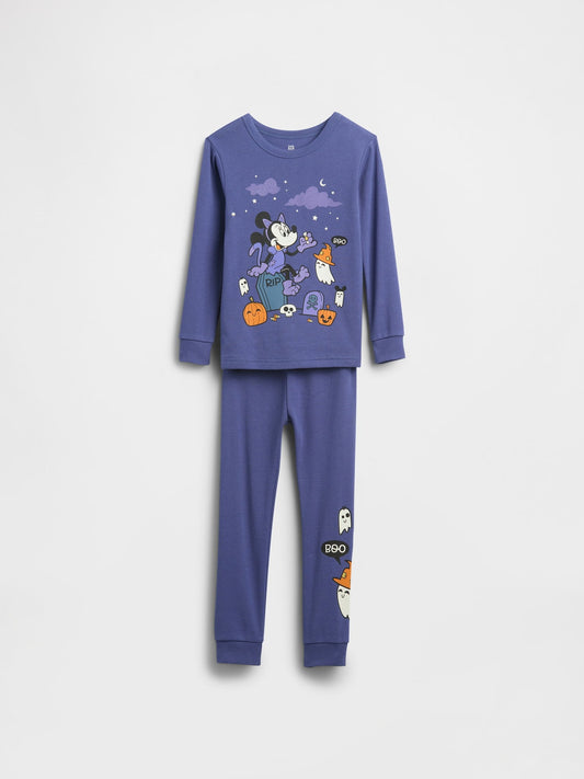 Mavi Gap × Disney Minnie Mouse Halloween 100% Organik Pamuk Pijama Takımı