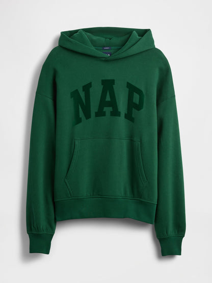Yeşil Vintagesoft Nap Logo Sweatshirt