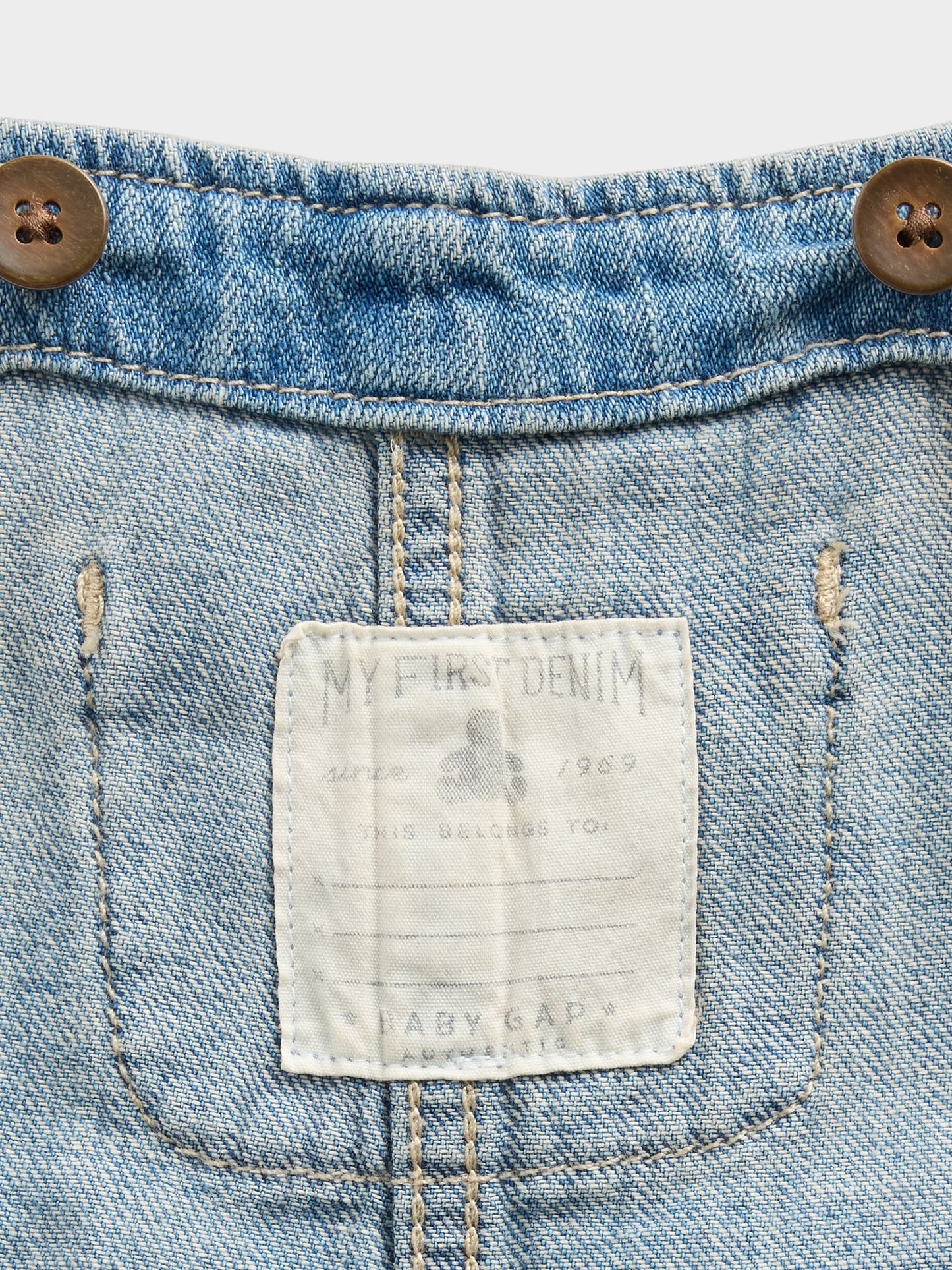 Mavi Baby Denim Tulumu