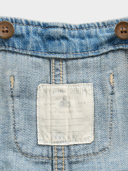 Mavi Baby Denim Tulumu