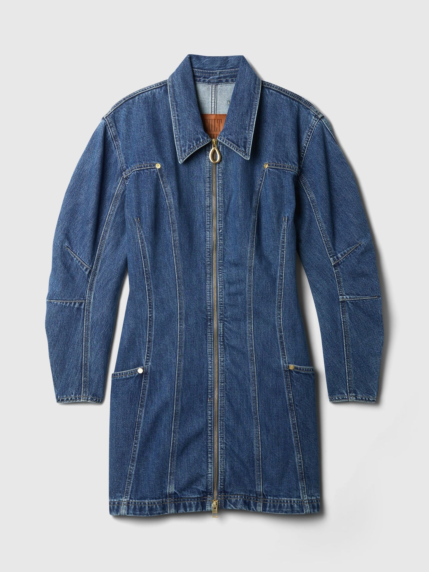 Mavi Gap × Cult Gaia Barrel Denim Mini Elbise