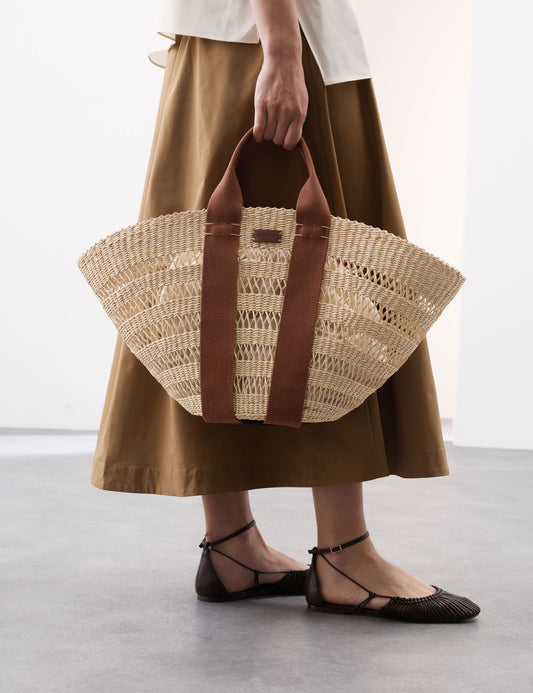 Straw Large Tote
