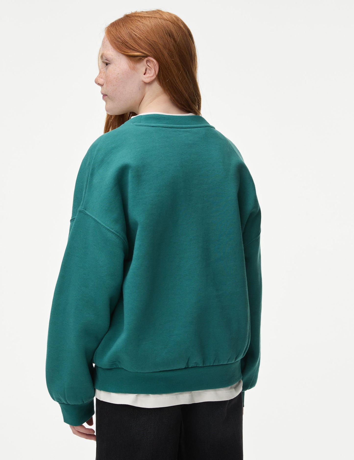 Pamuklu Grafik Detaylı Sweatshirt
