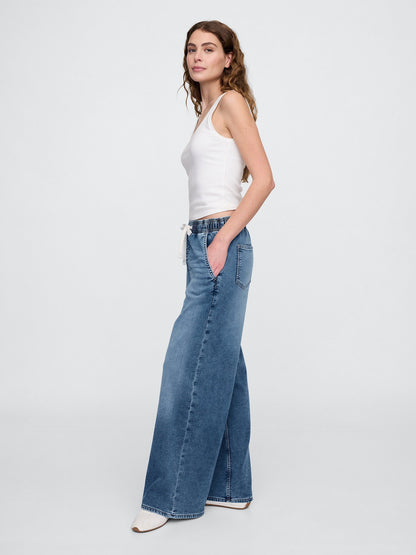 Mavi High Rise Baggy Jean Pantolon