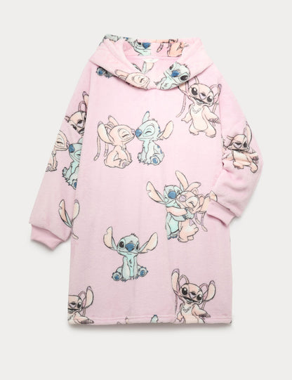 Lilo & Stitch Polar Kapüşonlu Sweatshirt (5-16 Yaş)