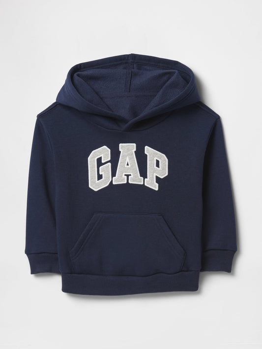Gri Gap Logo Relaxed Havlu Kumaş Sweatshirt