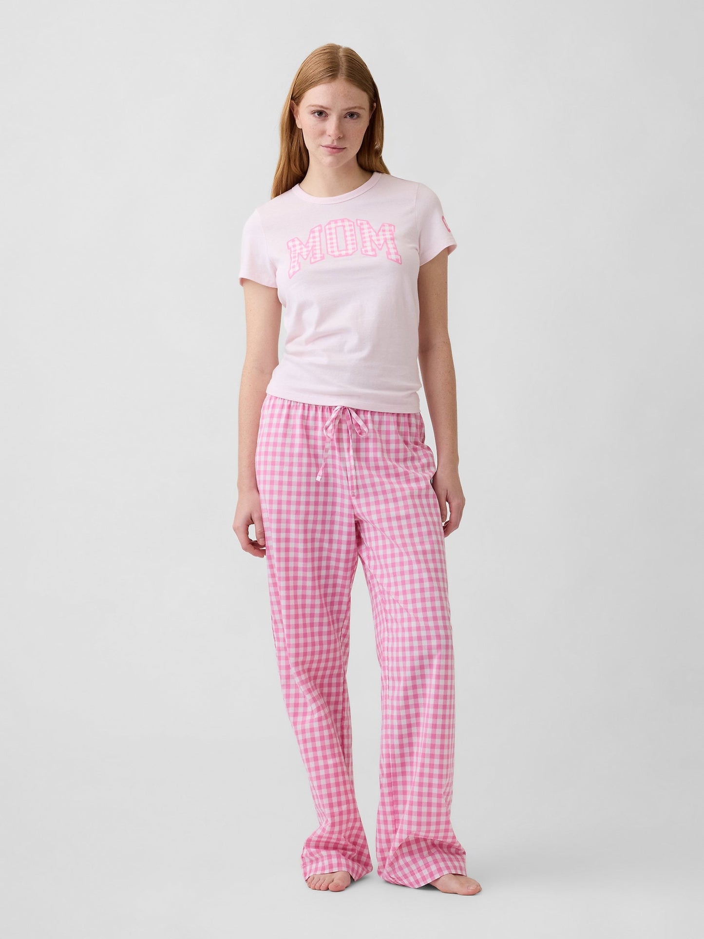 Açık Pembe Favorite Grafik T-shirt