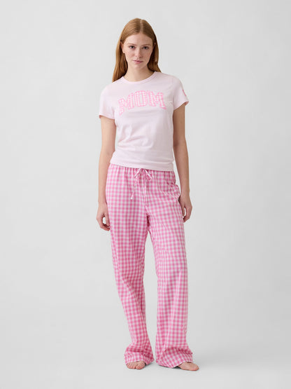 Açık Pembe Favorite Grafik T-shirt