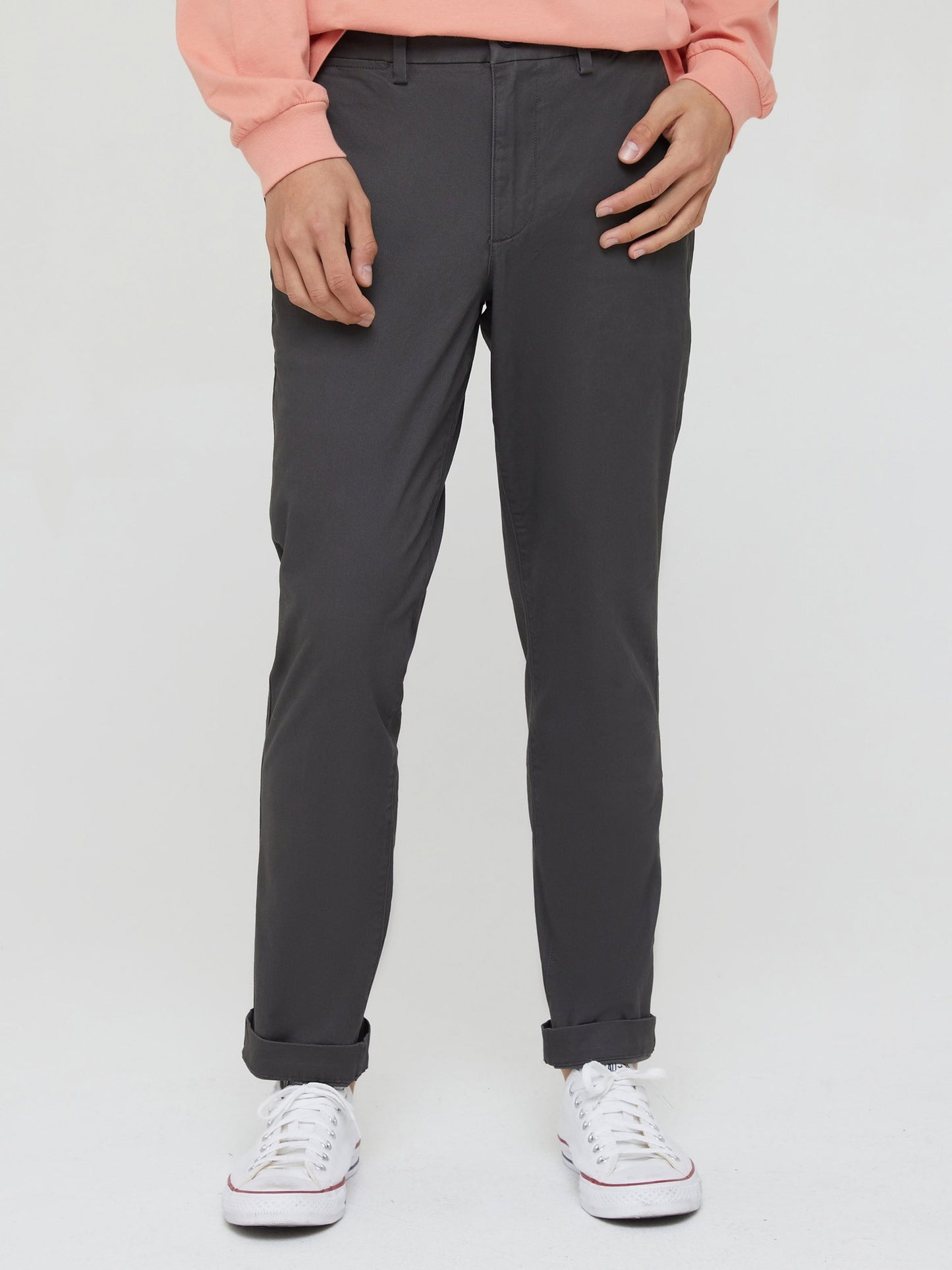Siyah Slim Khaki Pantolon