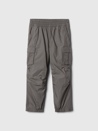 Gri Astarlı Paraşüt Kargo Jogger Pantolon
