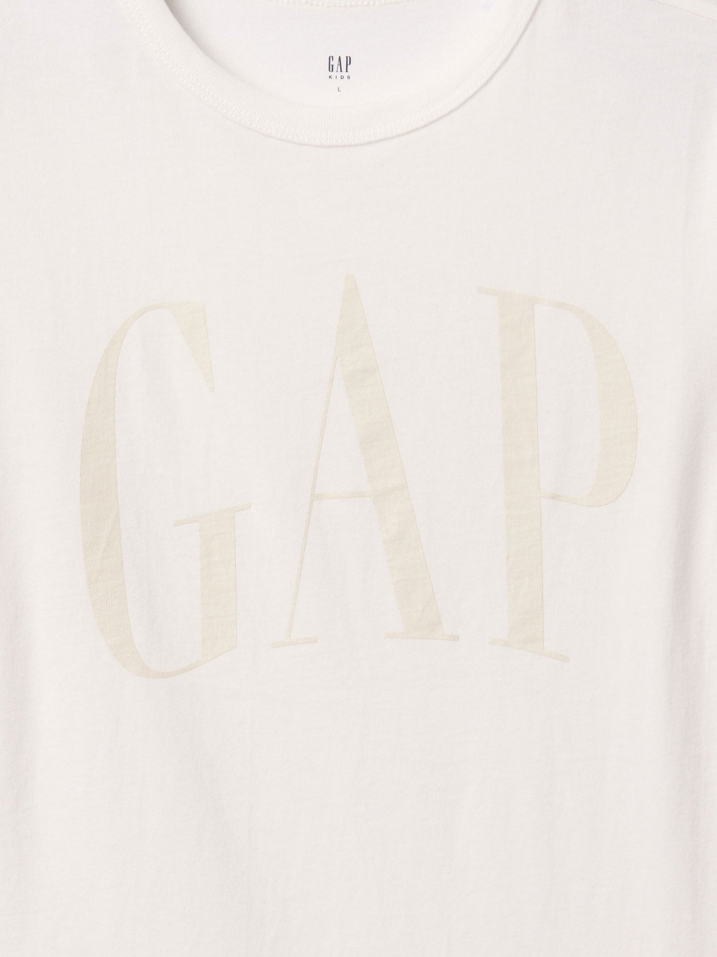 Kırık Beyaz Gap Logo T-shirt