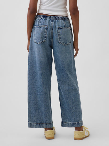 Mavi Low Rise '90s Loose Easy Crop Jean Pantolon