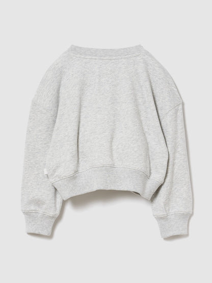 Gri Vintagesoft Terry Crop Logo Sweatshirt