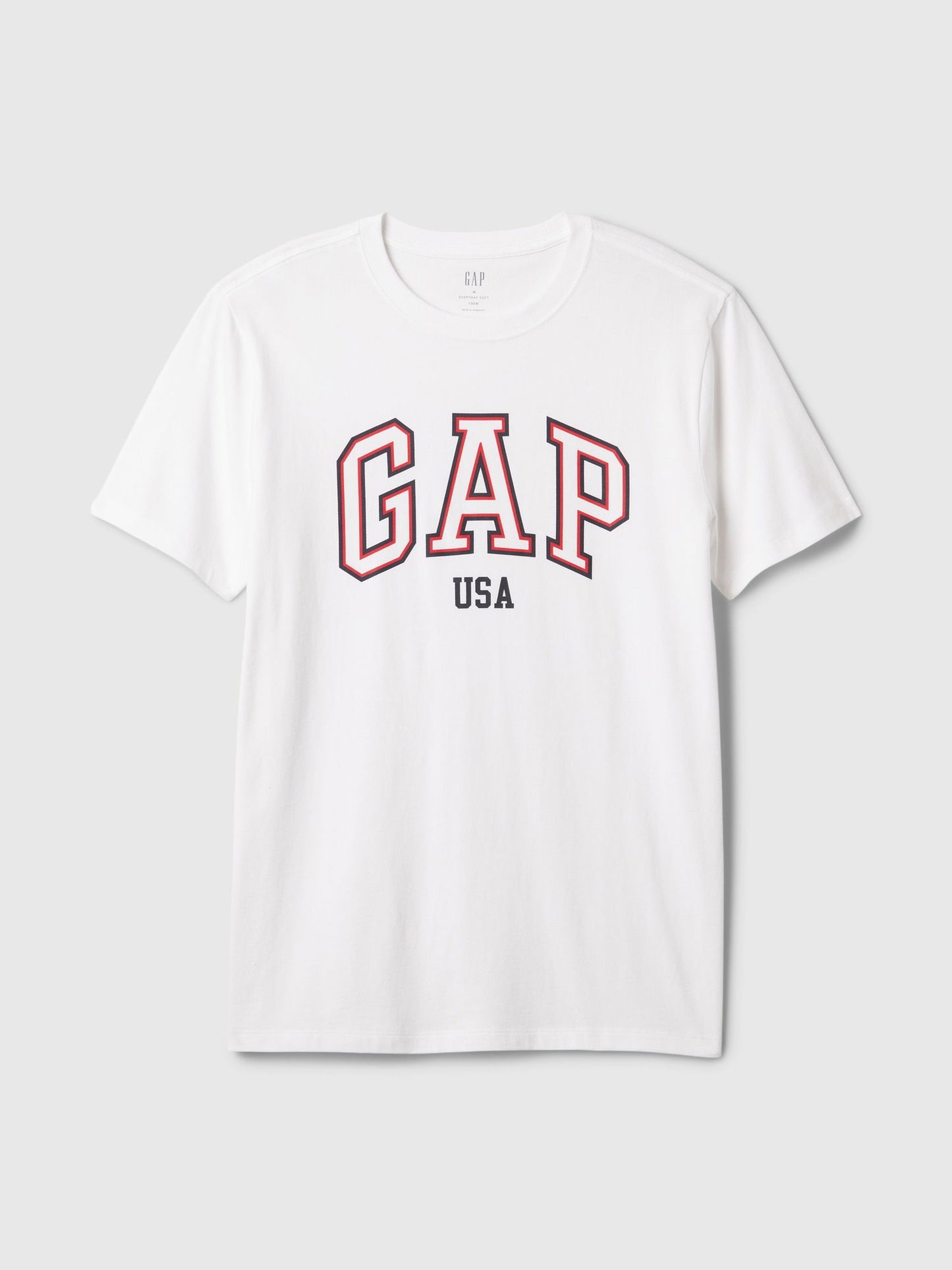 Beyaz Everyday Soft Gap Usa Logo T-shirt