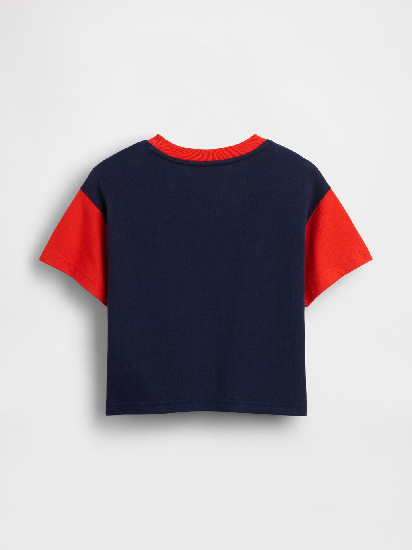 Lacivert Grafik Baskılı T-shirt