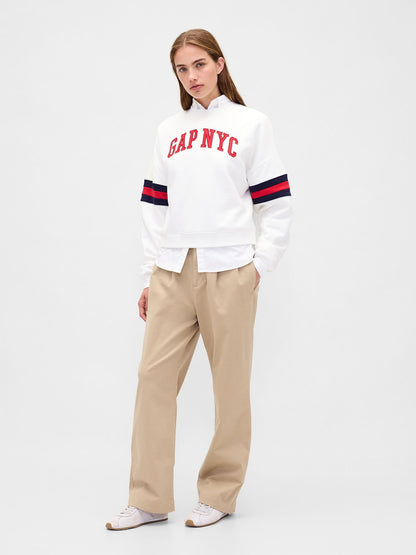 Beyaz Vintagesoft Logo Wedge Sweatshirt