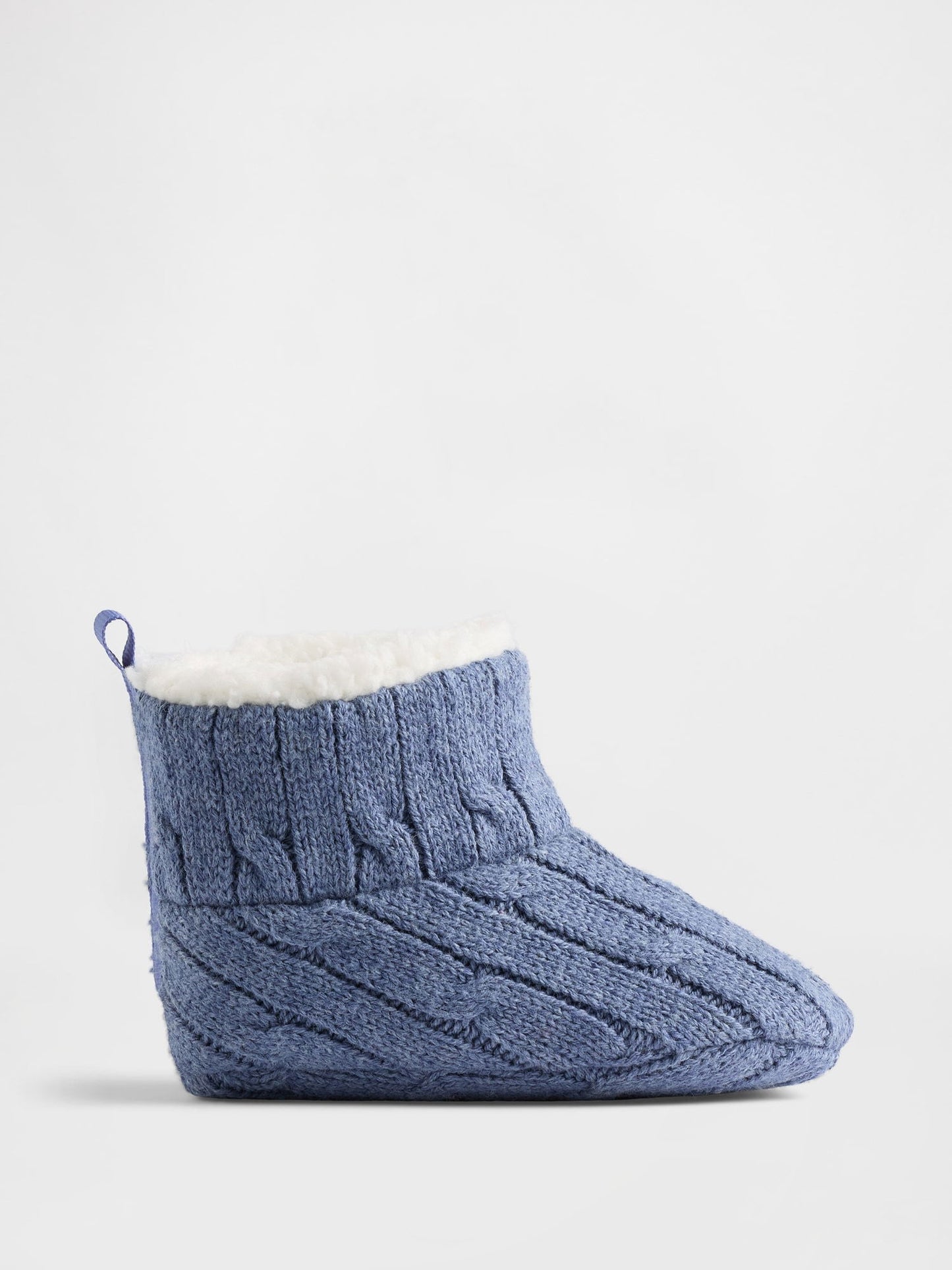 Açık Mavi Sherpa-lined Patik