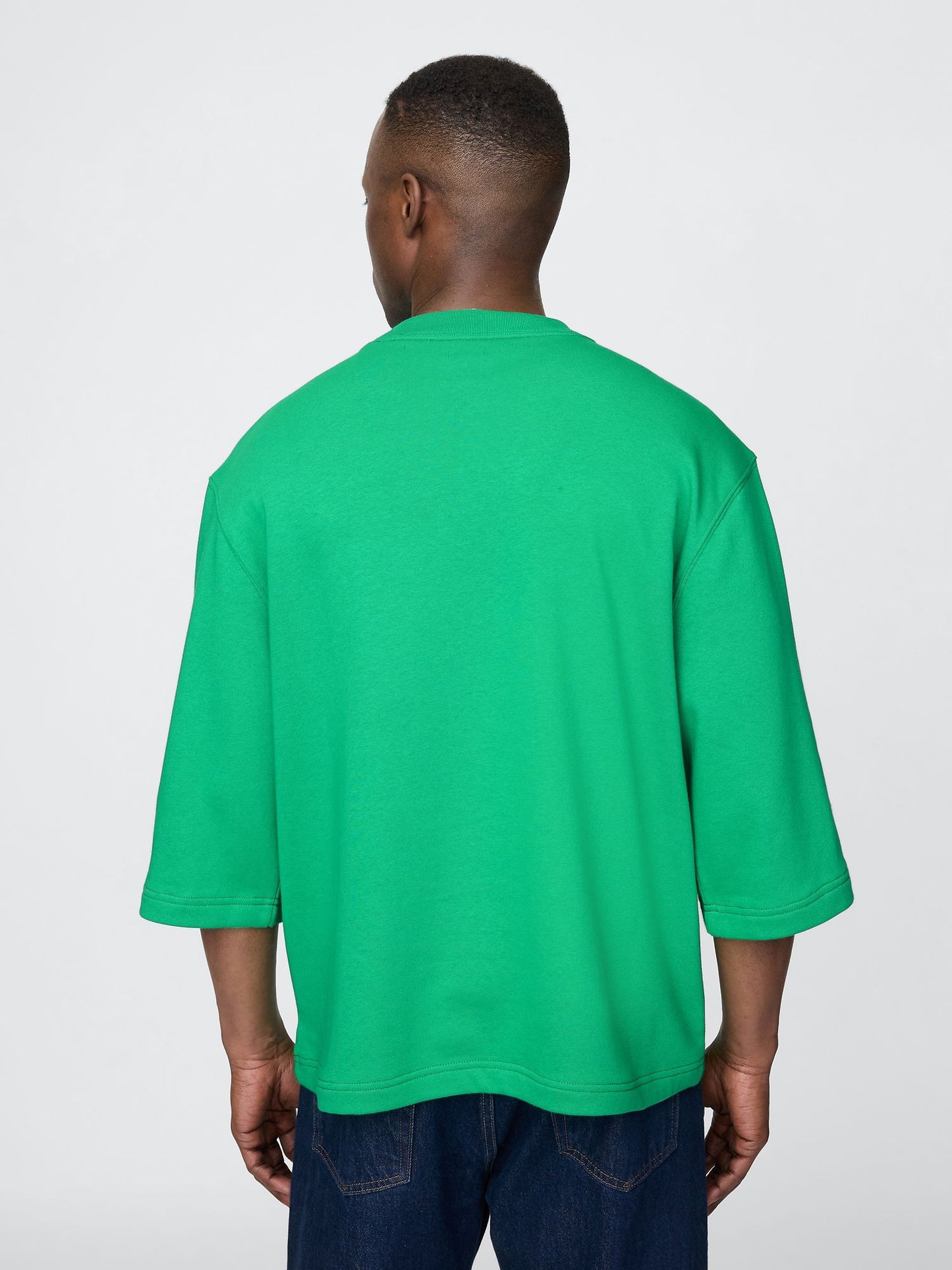 Yeşil Oversized Gap Grafik Terry T-shirt