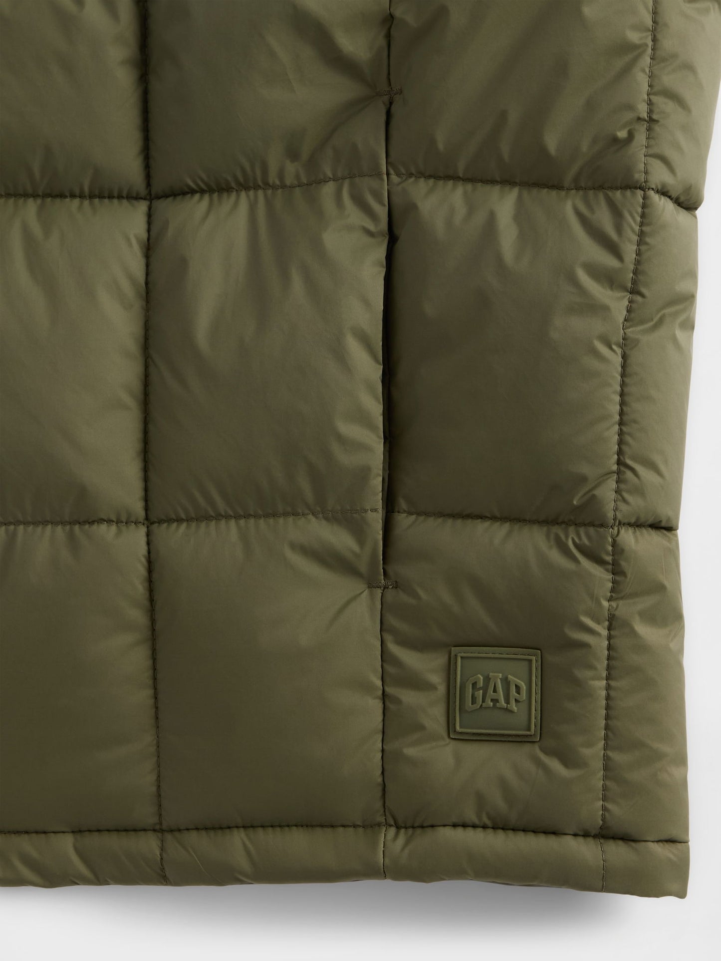 Yeşil Recycled Lightweight Puffer Şişme Yelek