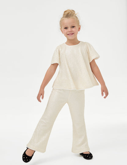 Pul Detaylı Pantolon (2-8 Yaş)
