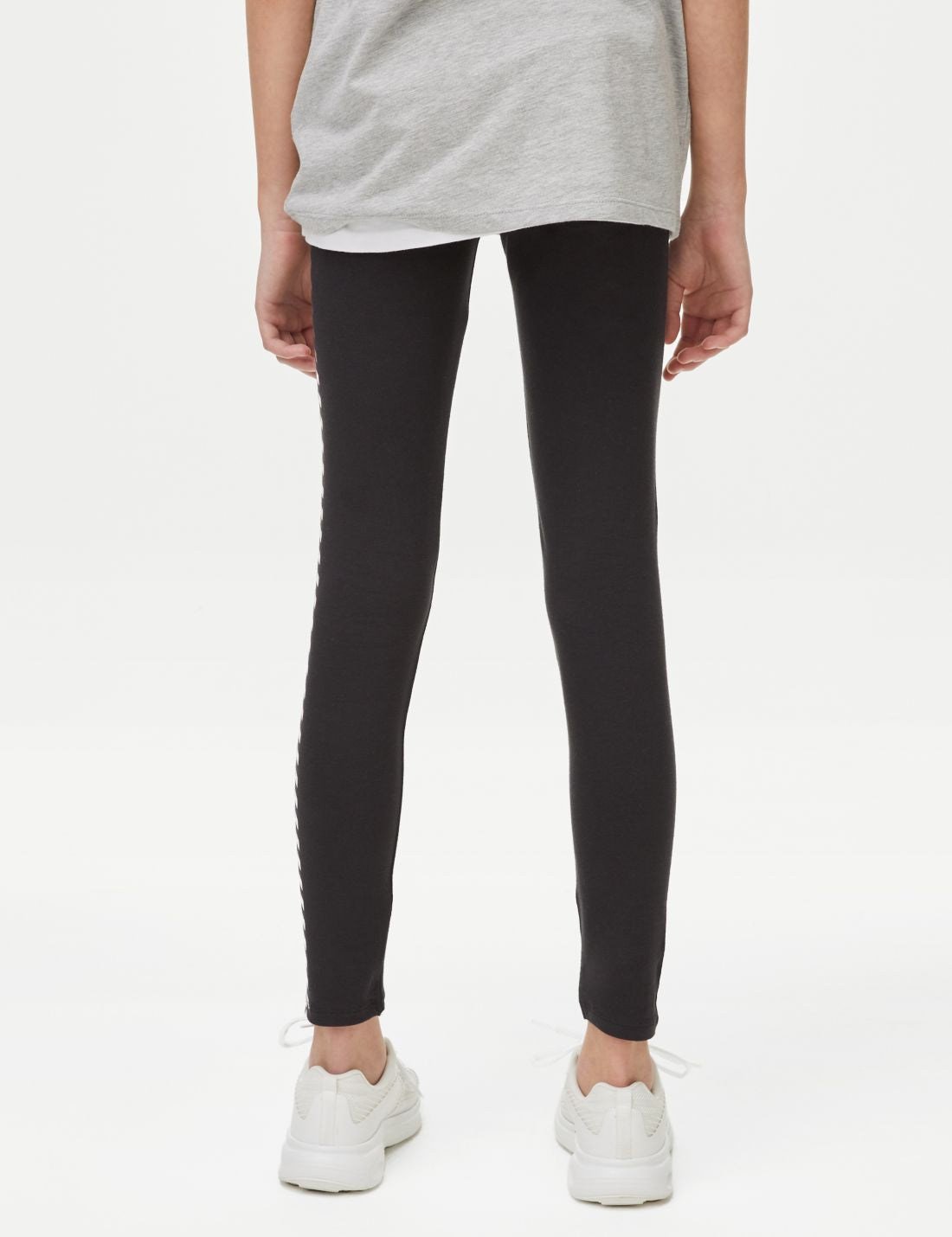 Slogan Desenli Legging Tayt (6-16 Yaş)