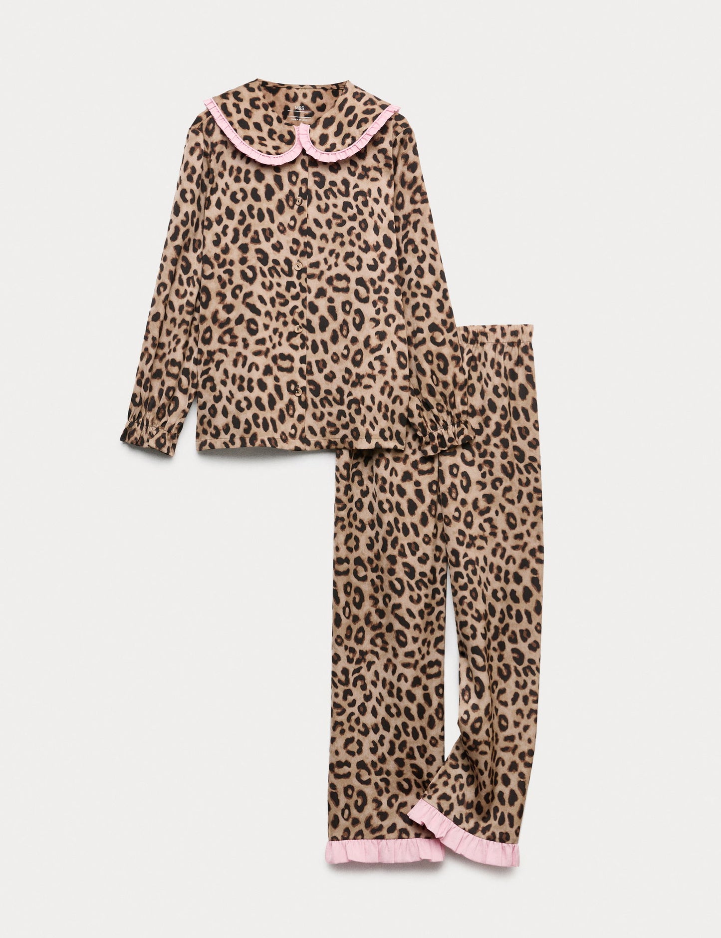 Leopar Desenli Pijama Takımı (3-16 Yaş)