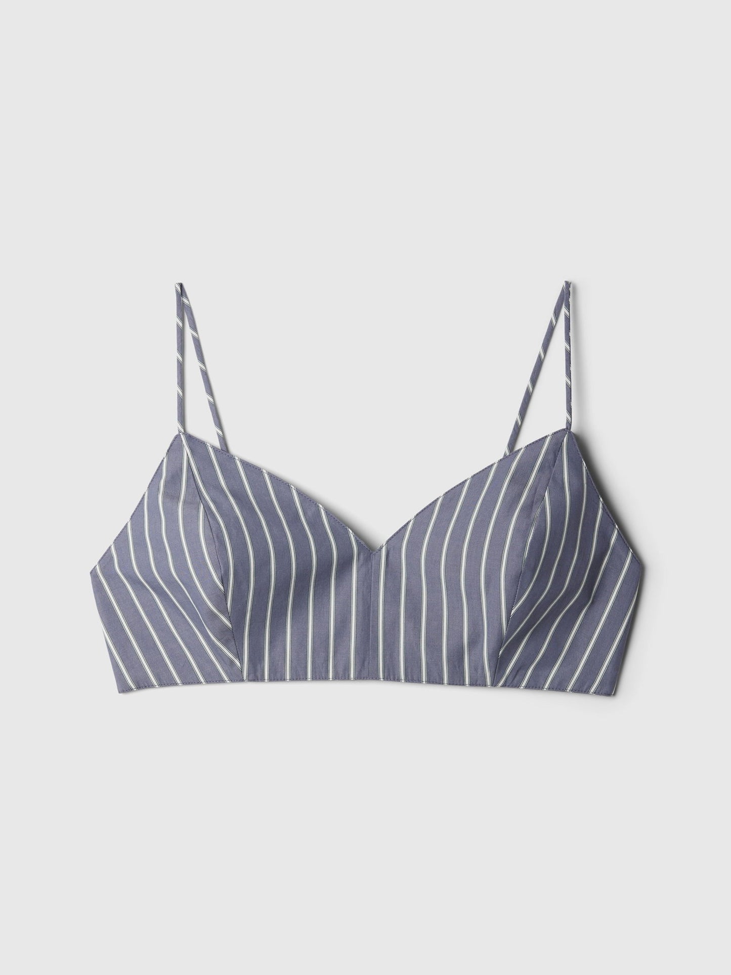 Mavi Organik Pamuk Crop Bralet