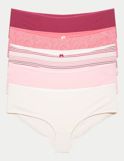 5'li Cotton Lycra® Short Külot Seti