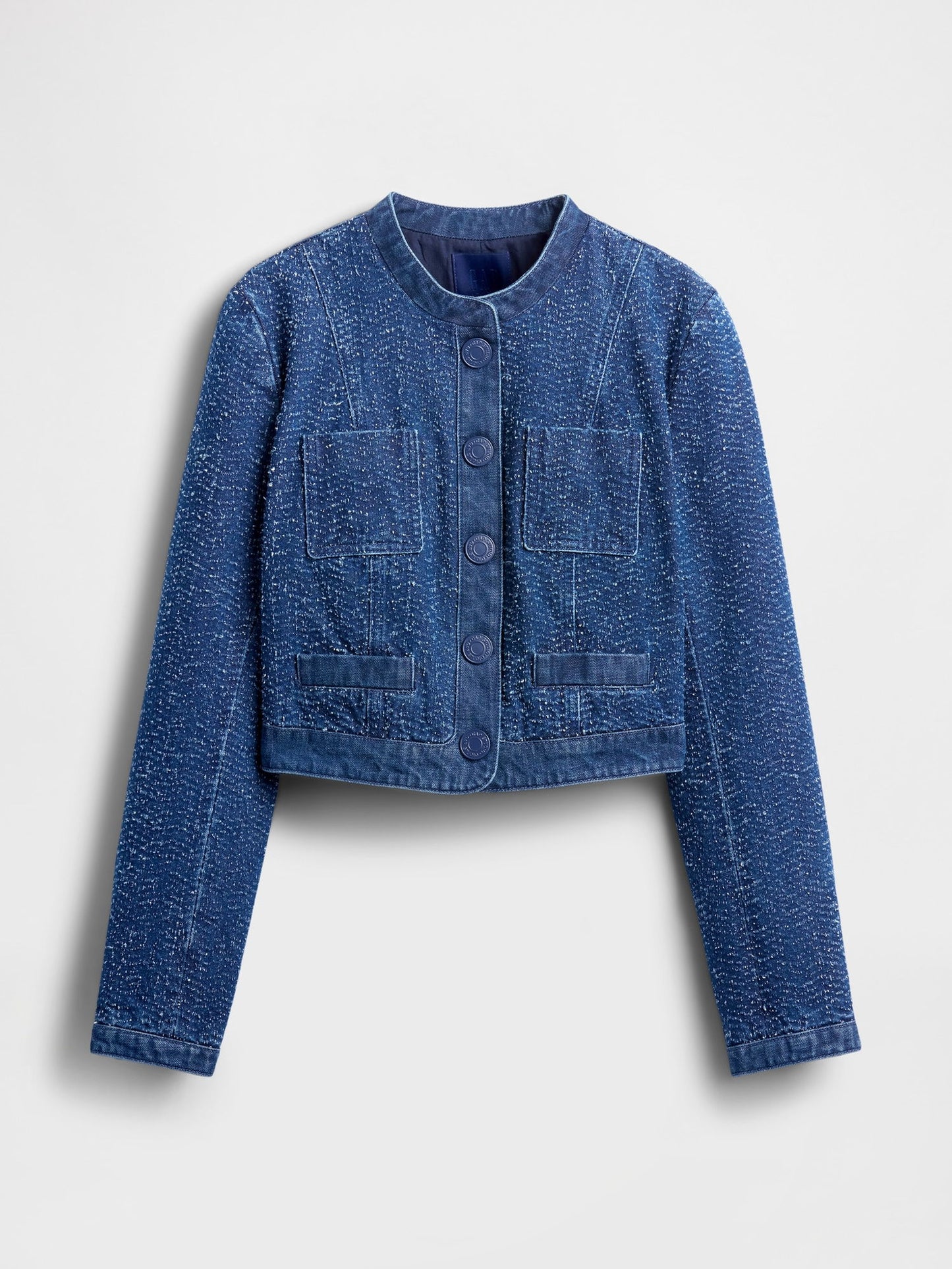 Mavi Gapstudio Denim Tweed Crop Ceket