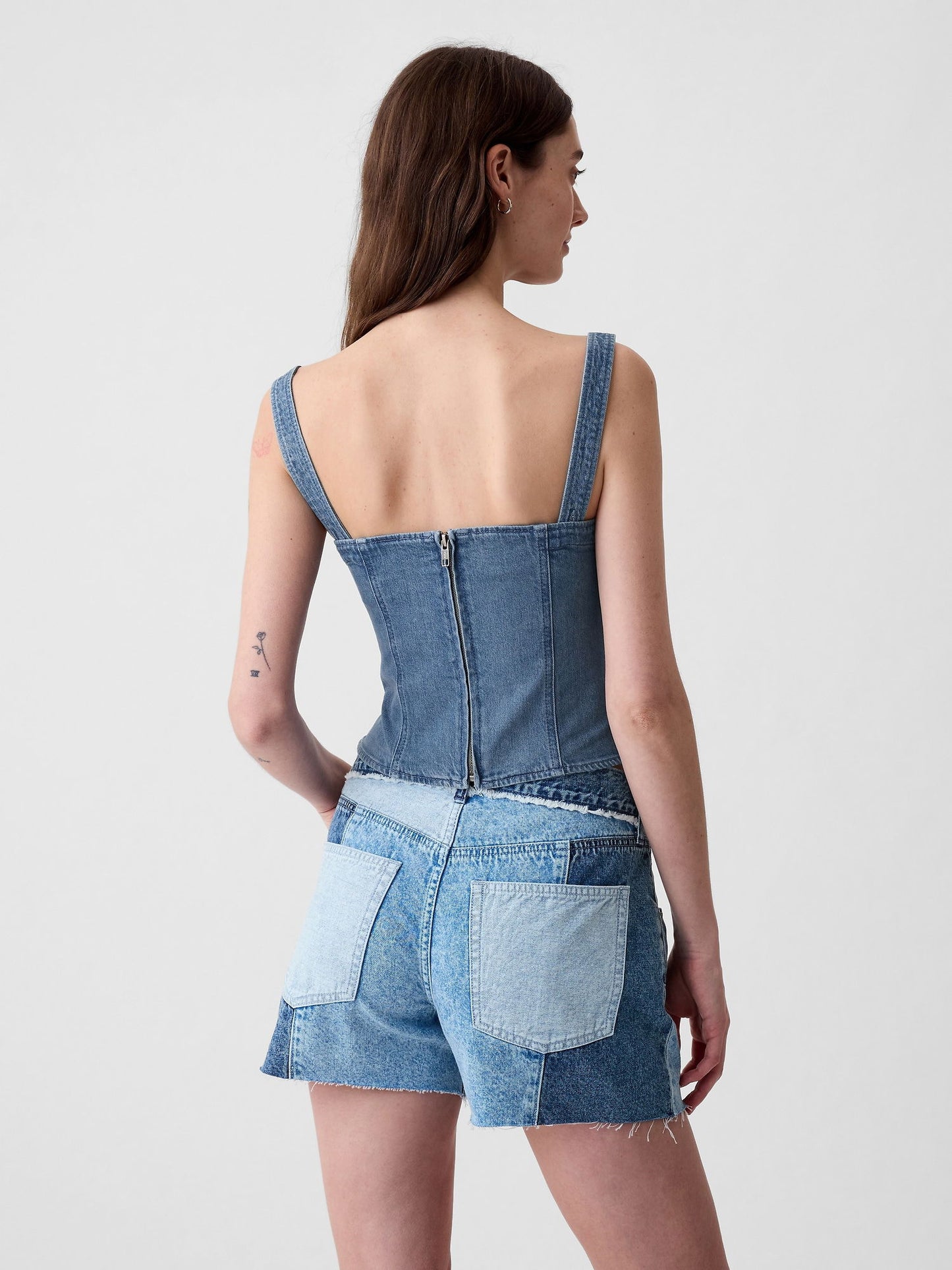 Mavi Denim Korsaj Üst