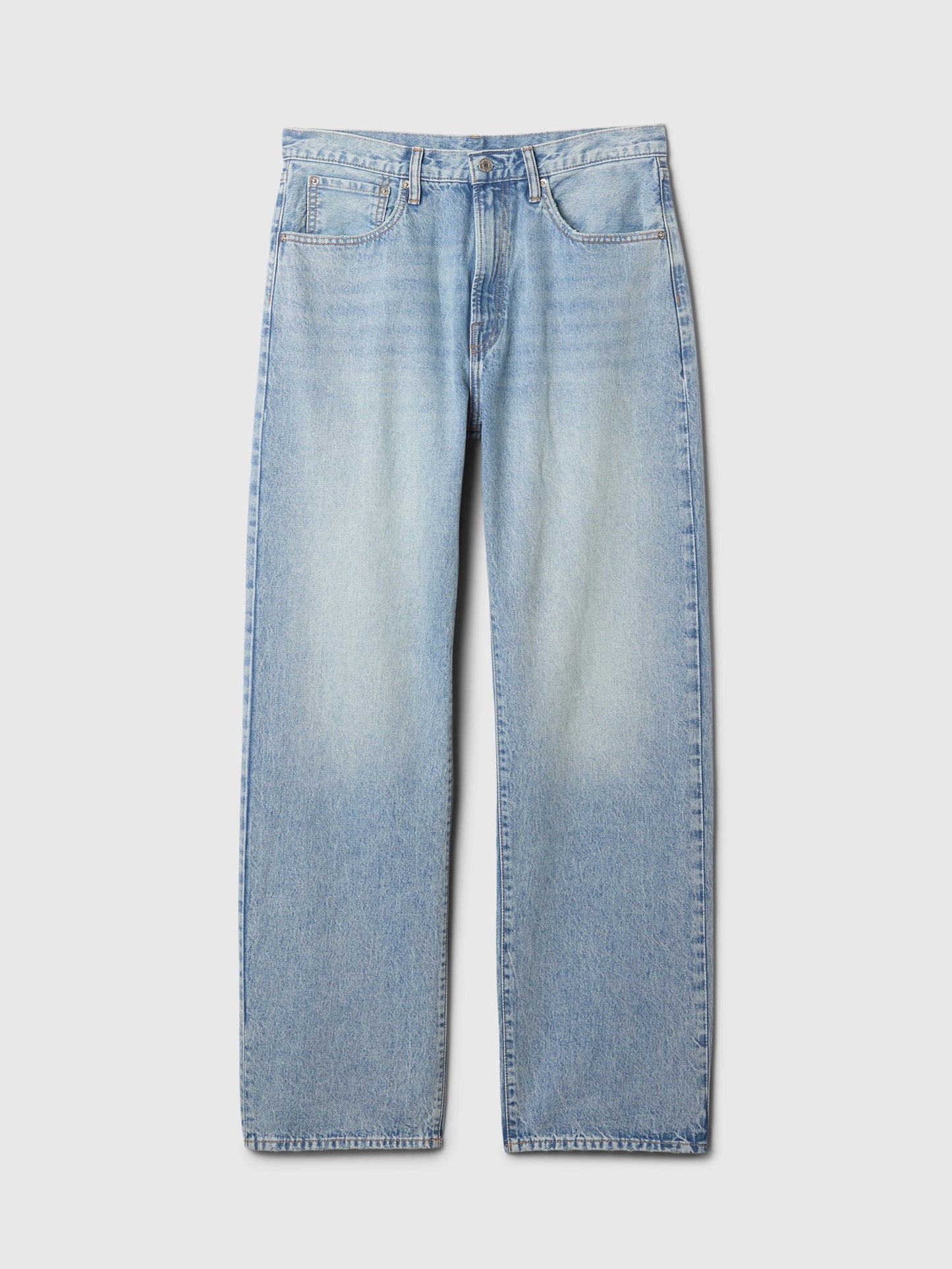 Açık Mavi '90s Loose Jean Pantolon