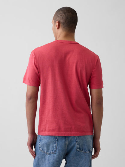Kırmızı Relaxed T-shirt