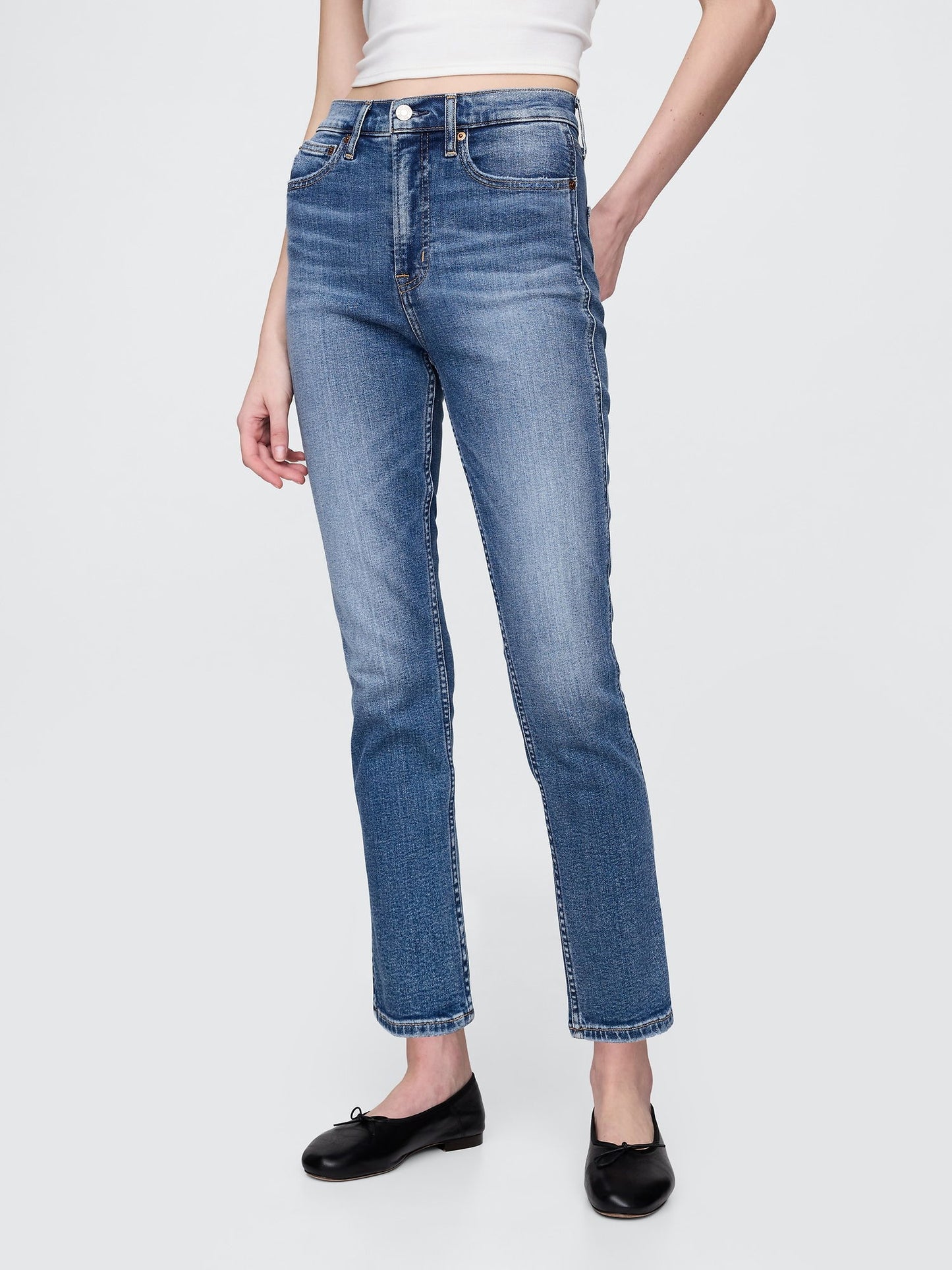 Mavi High Rise Cigarette Washwell™ Jean Pantolon