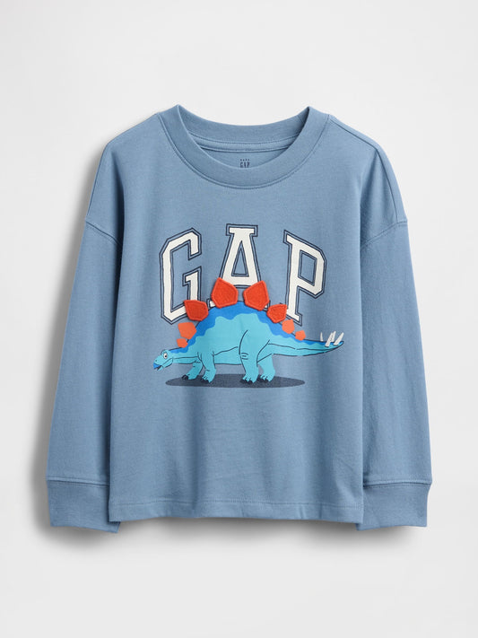 Açık Mavi Gap Logo T-shirt