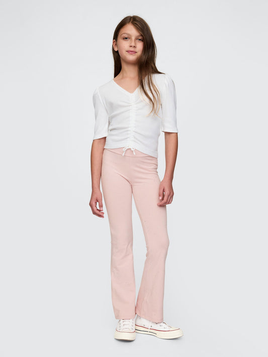 Pembe Flare Legging Tayt