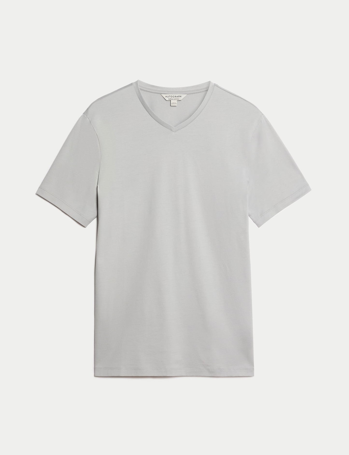 Yumuşak Dokulu V Yaka T-shirt