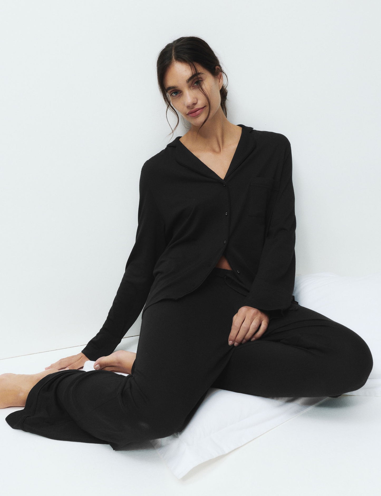 Pamuk Modal Karışımlı Pijama Takımı