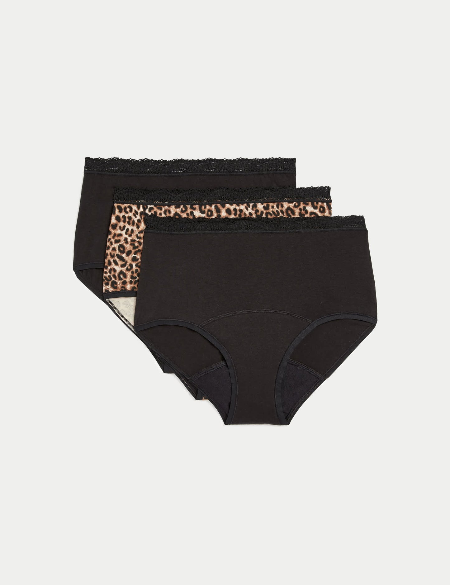 3’lü Süper Emici Dönem Full Brief Külot Seti
