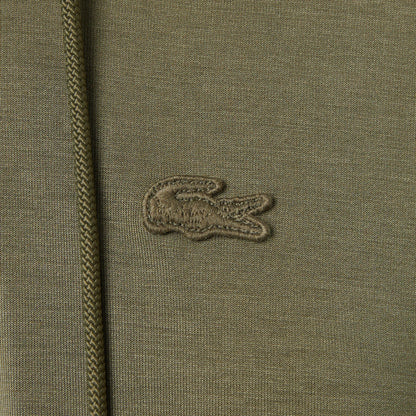 Lacoste Kadın Relaxed Fit Kapüşonlu Haki Sweatshirt