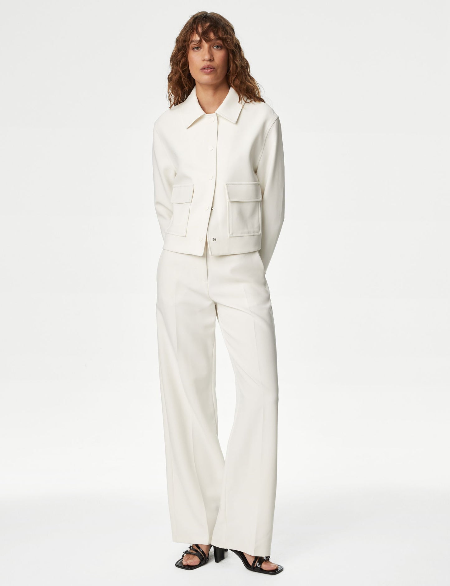 Tailored Fit Wide Leg Pantolon